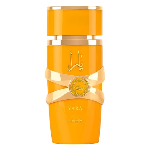Lattafa Yara Tous Eau de Parfum for Women - Tropical Fruity Floral Vanilla, 3.4 Fl Oz - Long-Lasting Fragrance
