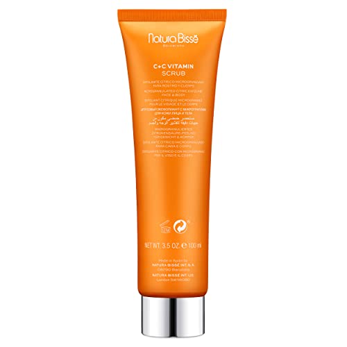 Natura Biss   C+C Vitamin Scrub | Micro-Granulated Citrus Exfoliant | Renews, Revitalizes & Smooths, 3.5 Oz