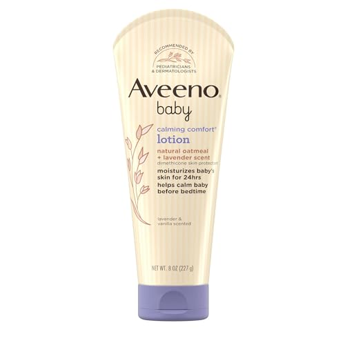 Aveeno Baby Lavender & Vanilla Calming Comfort Lotion 8 Oz ( Pack Of 2)