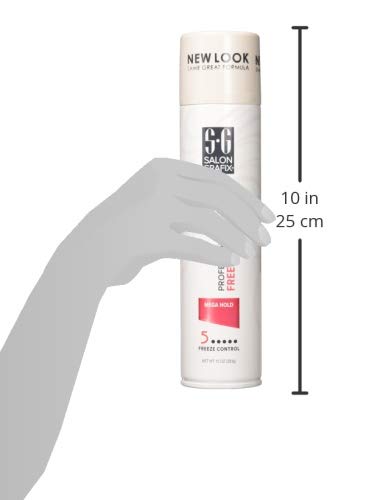 Salon Grafix Freezing Hair Spray,Mega Hold,10-Ounce (Pack Of 3)