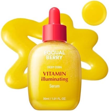 EQQUALBERRY Vitamin Illuminating Serum - Brightening Vitamin C Serum featuring Acerola and Niacinamide | Strengthens skin barrie
