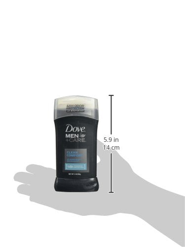 Dove Men+Care 48 Hour Odor Protection Deodorant Stick, Clean Comfort, 3 Count