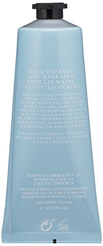 Crabtree & Evelyn Goatmilk And Oat Soothing Hand Cream Therapy, 3.45 Oz