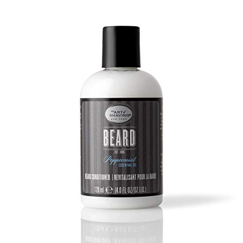 The Art Of Shaving Beard Conditioner - Beard Softener To Nourish & Soften Beard Hair, Leaves Clean & Shiny Finish, Peppermint, 4
