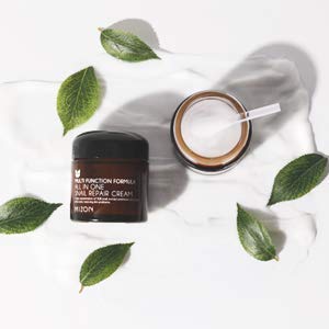 Mizon All In One Snail Repair Cream, Face Moisturizer With Snail Mucin Extract, Recovery Cream, Korean Skincare, Wrinkle & Blemi