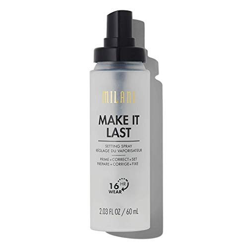 Milani Make It Last 3-In-1 Setting Spray And Primer- Prime + Correct + Set (2.03 Fl. Oz.) Makeup Finishing Spray And Primer - Lo