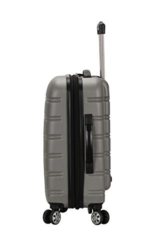 20 Inch , 28 Inch  2Pc Expandable Abs Spinner Set - Silver
