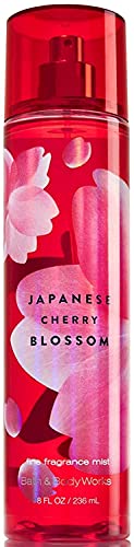 Bath & Body Works Japanese Cherry Blossom Set - Shower Gel 10 Oz, Fragrance Mist 8 Oz, Body Lotion 8 Oz