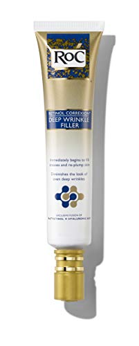 RoC Retinol Correxion Deep Wrinkle Facial Filler, Line Smoothing Anti-Aging Skin Care Treatment with Hyaluronic Acid & Shea Butt