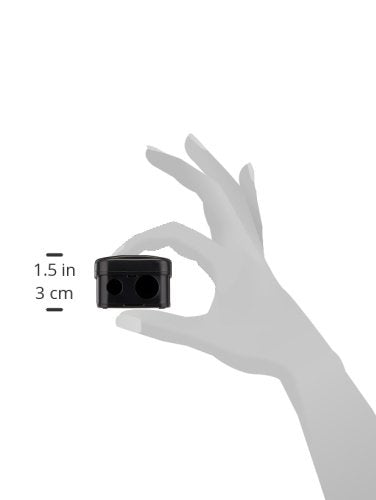 The Browgal - Eye Make-Up Pencil Sharpener With Plastic Pick - Dual Hole Design, Easy Clean, Travel-Friendly, Compact - Beauty S