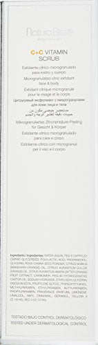 Natura Biss   C+C Vitamin Scrub | Micro-Granulated Citrus Exfoliant | Renews, Revitalizes & Smooths, 3.5 Oz