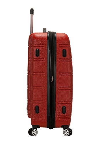 Rockland 28'' Expandable Abs Dual Wheel Spinner Red
