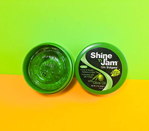 Shine-N-Jam Ampro Pro Styl Shine 'N Jam Silk Edges, 8 Oz