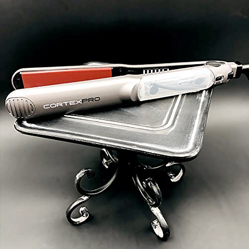 Cortex Professional Vapor Flat Iron - Vapor Mist Thermolon Ceramic Plates - Argan Infusion Steamliner - Professional Hair Straig