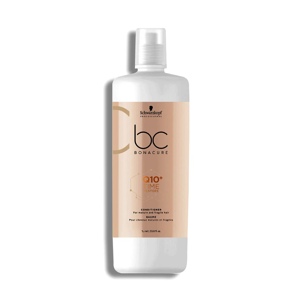 Schwarzkopf BC Bonacure Time Restore Conditioner, Clear, 33.81 Fl Oz