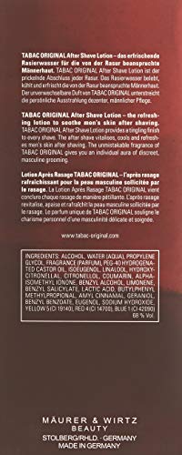 Tabac Original By Maurer & Wirtz For Men. Aftershave 10.1 Oz.
