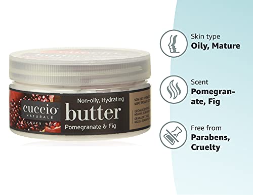 Cuccio Naturale Butter Blends - Ultra-Moisturizing, Renewing, Smoothing Scented Body Cream - Deep Hydration For Dry Skin Repair