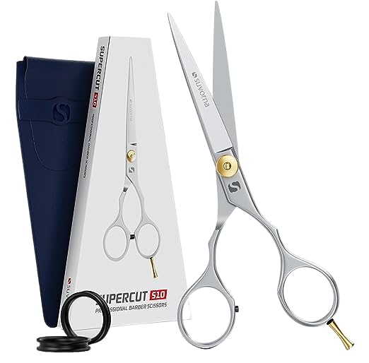 Suvorna 6'' hair scissors for professional, barber & hairdresser - hair shears for cutting, trimming, grooming, precision, facia
