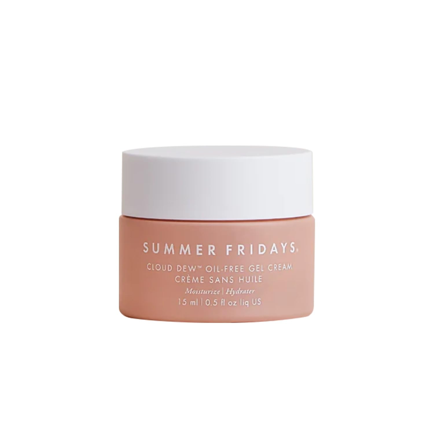 Summer Fridays Cloud Dew Gel Cream Moisturizer Mini - Lightweight Gel Cream Face Moisturizer with Hyaluronic Acid + Ceramides fo
