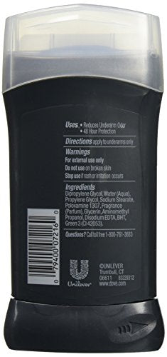 Dove Men+Care 48 Hour Odor Protection Deodorant Stick, Clean Comfort, 3 Count
