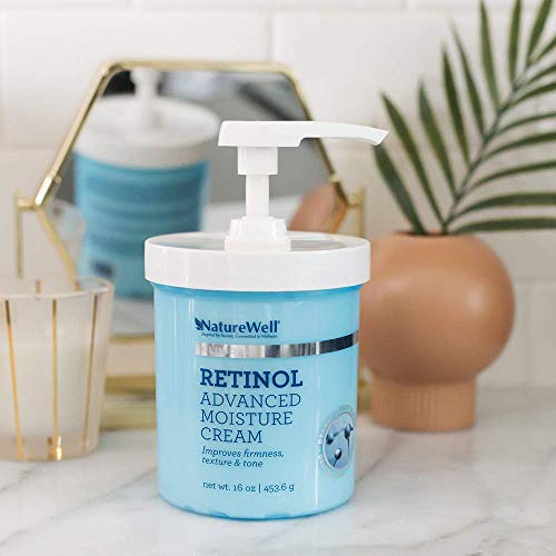 Naturewell Clinical Retinol Advanced Moisture Cream For Face, Body, & Hands, Boosts Skin Firmness, Enhances Skin Tone, No Greasy
