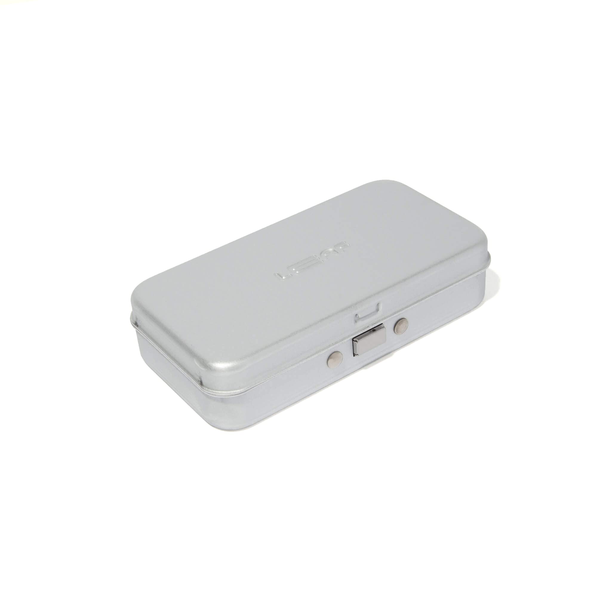 Leaf Shave | The Twig Razor & Thorn Razor Case, Silver - Portable Aluminium and Silicone Travel Case