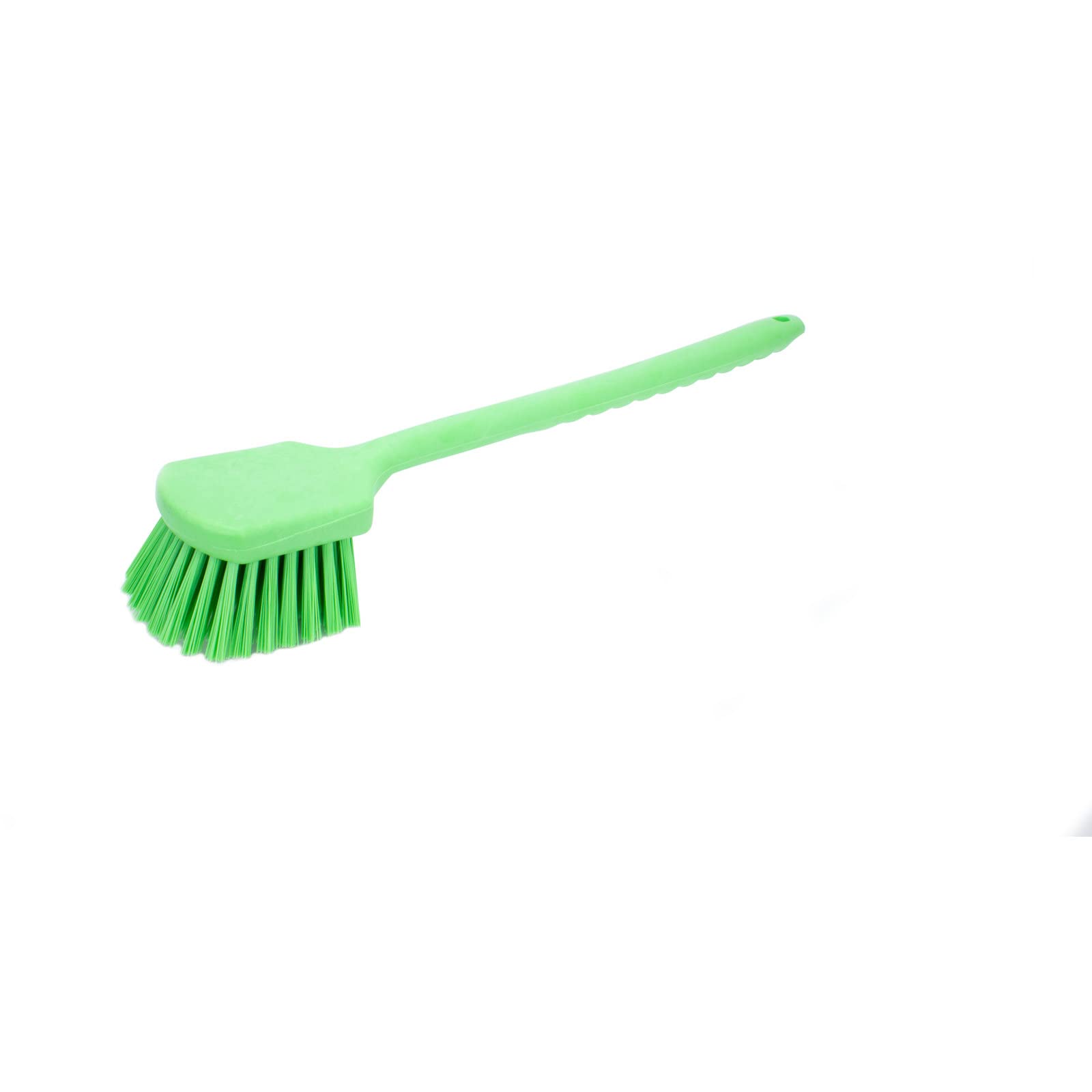 Sparta 40501Ec75 Plastic Large Scrub Brush, Kitchen Brush, Utility Brush With Long Handle For Cleaning, 20 Inches, Lime, (Pack O