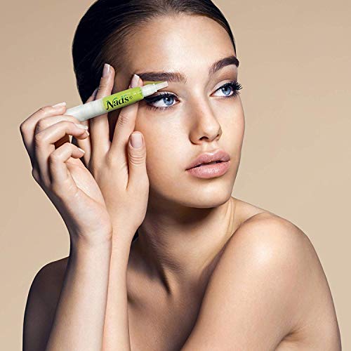 Nad'S Eyebrow Shaper Wax Kit Eyebrow Facial Hair Removal Delicate Areas Cotton Strips, Cleansing Wipes, 0.2 Ounce (Pack Of 1)