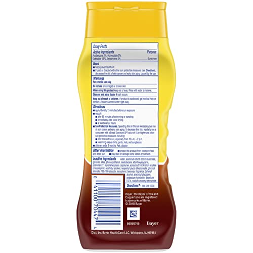 Coppertone Tanning Sunscreen Lotion, Water Resistant Body Sunscreen Spf 15, Broad Spectrum Spf 15 Sunscreen, 8 Fl Oz Bottle