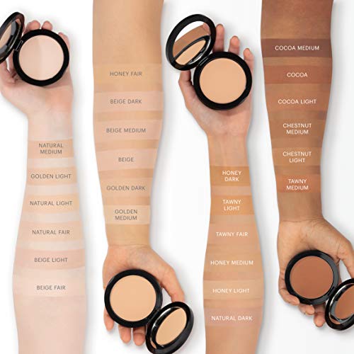 Glo Skin Beauty Pressed Base | Mineral Pressed Powder Foundation With Talc-Free & Paraben-Free Formula | Breathable & Buildable
