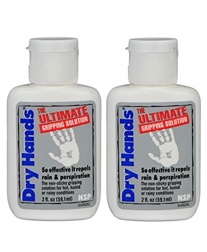 Dry Hands 2-Ounce Gripping Solution - 2 Pack, Ultimate Sports Grip, 1 Fl Oz Each, Ideal for Athletes and Sports Enthusiasts