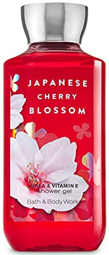 Bath & Body Works Japanese Cherry Blossom Set - Shower Gel 10 Oz, Fragrance Mist 8 Oz, Body Lotion 8 Oz