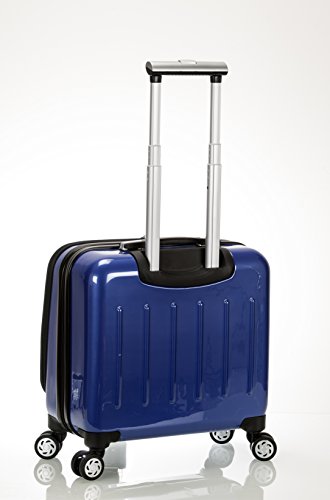 Rockland Revolution Hardside Rolling Computer Case, Blue, Carry-On 17-Inch