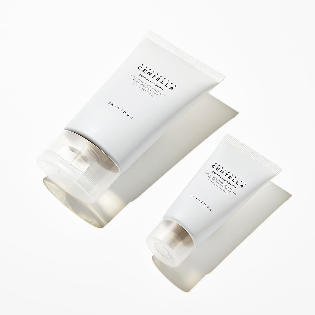 Skin1004 Madagascar Centella Travel Kit, Toner, Ampoule, Soothing Cream, Cleansing Oil, Ampoule Foam, Basic Skincare Box, Compac