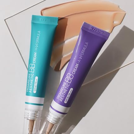 Troiareuke Aesthetic Bb Cream H+ Formula Spf50+ Pa+++, Lightweight Blemish Balm, Tinted Moisturizer With Medium Coverage, Lastin