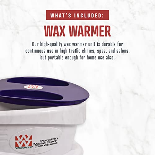 Waxwel Paraffin Wax Warmer Bath Unit For Hands And Feet For Arthritis Pain Relief And Moisturizing Treatments