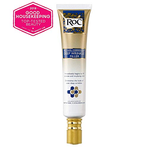 RoC Retinol Correxion Deep Wrinkle Facial Filler, Line Smoothing Anti-Aging Skin Care Treatment with Hyaluronic Acid & Shea Butt