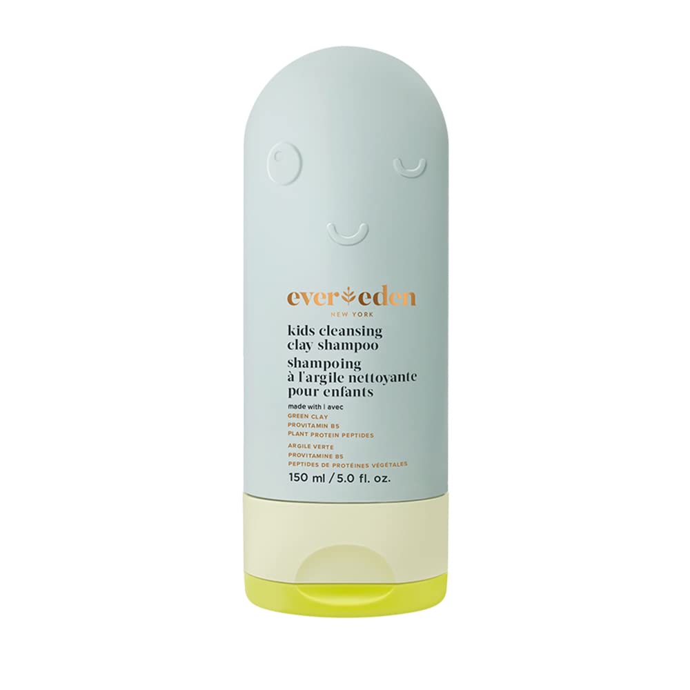 Evereden After Swim & Sports Kids Shampoo: With Cleansing Clay | Detoxifies Hair & Scalp from Chlorine, Dirt, and Sweat | Clean 