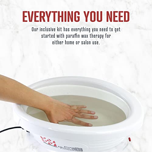 Waxwel Paraffin Wax Warmer Bath Unit For Hands And Feet For Arthritis Pain Relief And Moisturizing Treatments