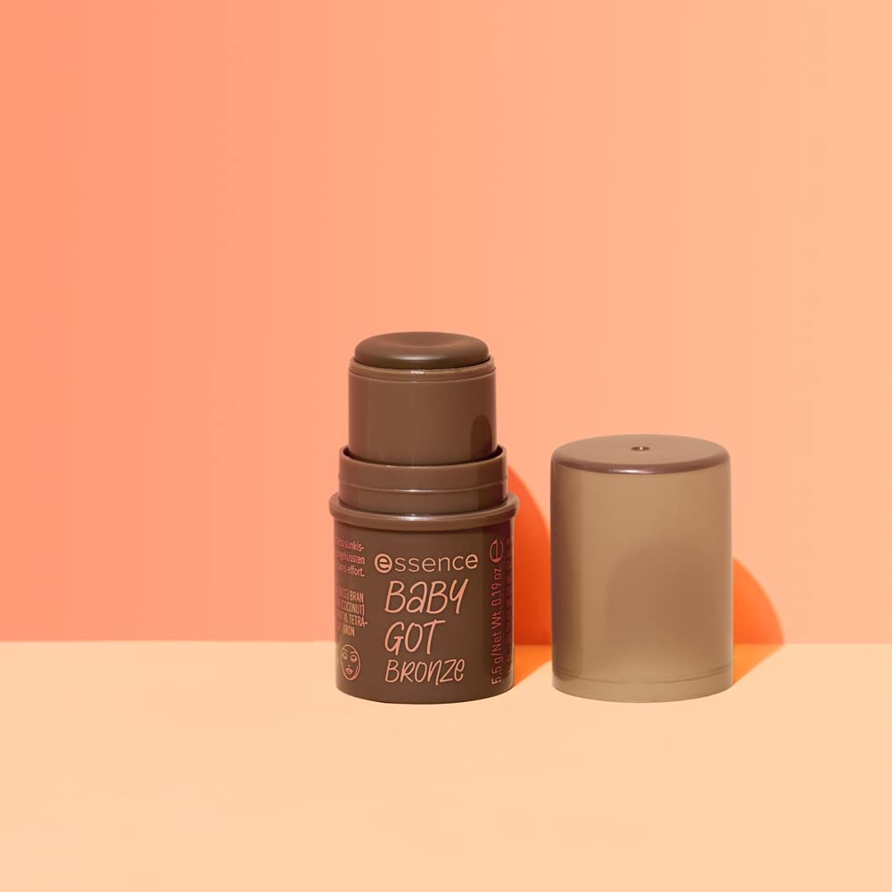 Essence | Baby Got Bronze | Cream Bronzer Stick Easy To Apply & Blend | Vegan & Cruelty Free | Free From Gluten, Parabens, Prese