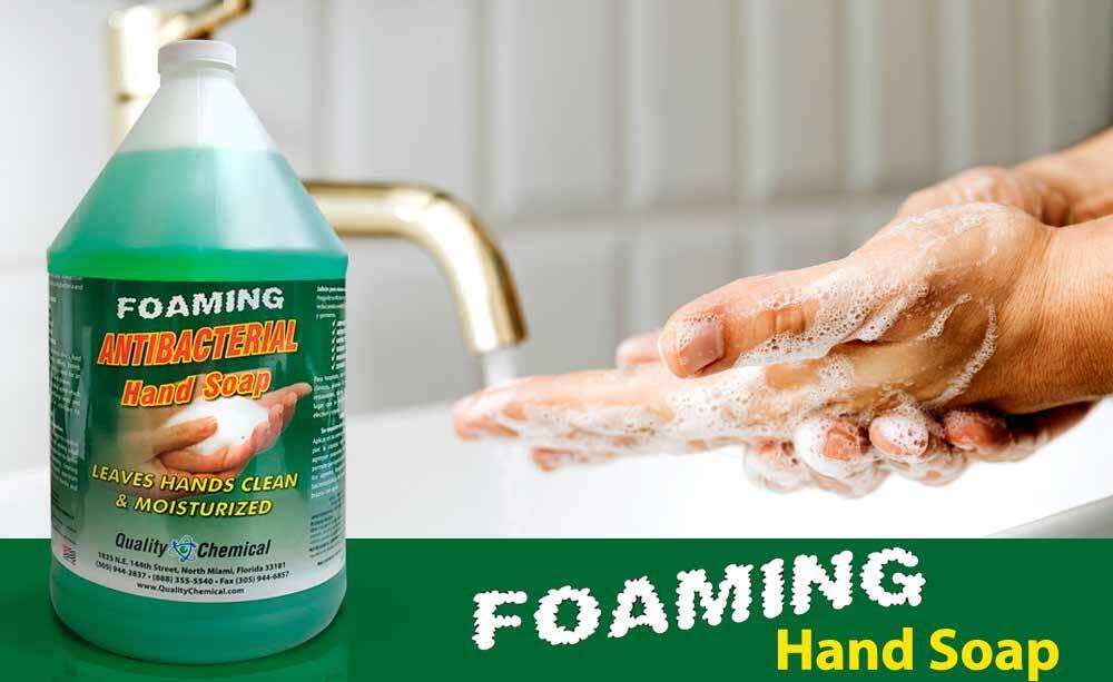 Quality Chemical Antibacterial Liquid Foaming Hand Soap Refill - Antibacterial Hand Soap Refill, Refill Soap For Handwashing And