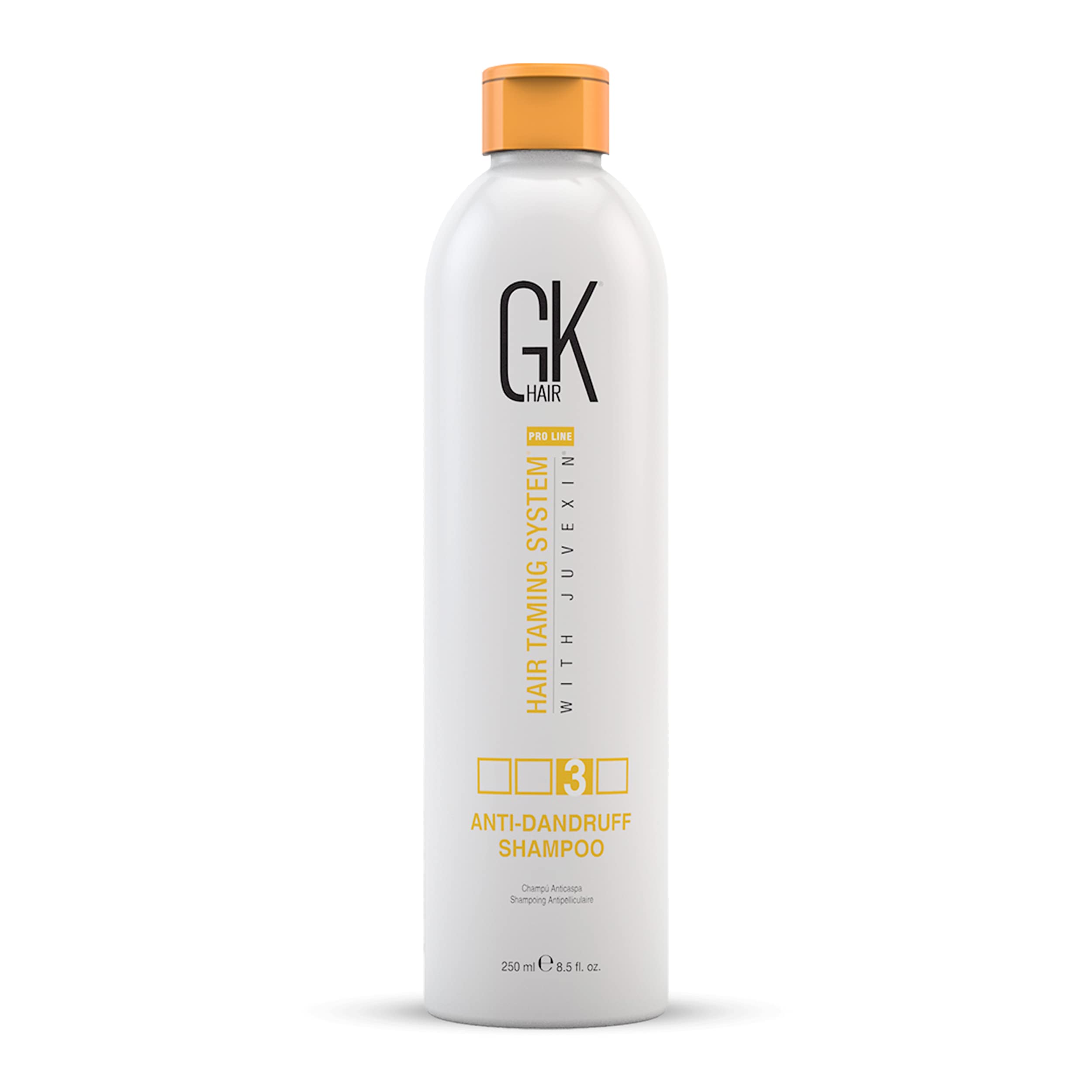 Gk Hair Global Keratin Anti Dandruff Shampoo (8.5 Fl Oz/250Ml) - Hair Deep Cleansing And Impurities Remover Anti Residue Sulfate