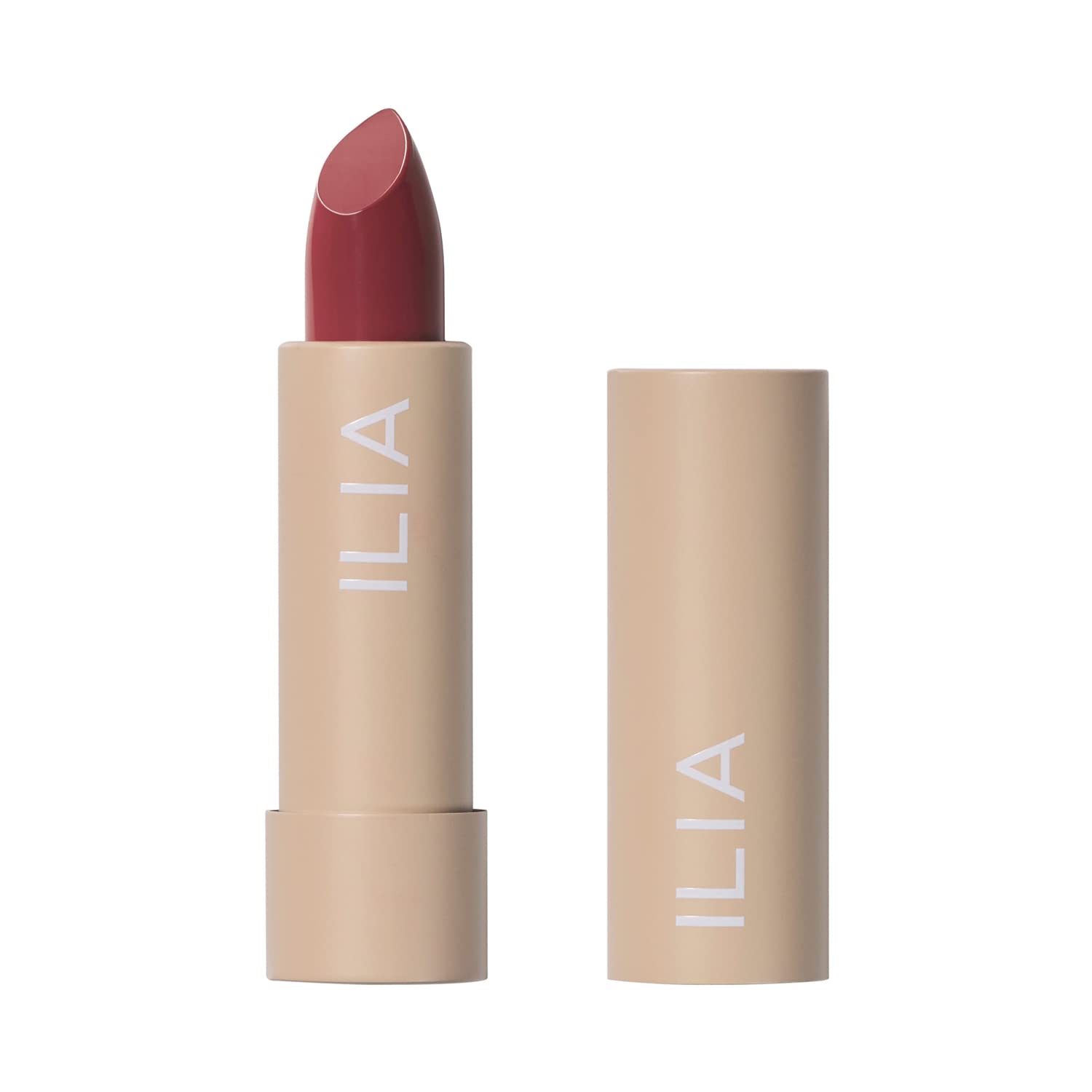 ILIA - Color Block Lipstick | Non-Toxic, Vegan, Cruelty-Free, Hydrating + Long Lasting, No Budge Color with Full Coverage (Rococ