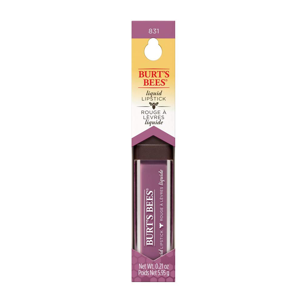 Burt'S Bees 100% Natural Glossy Liquid Lipstick, Lavender Lake, 1 Tube