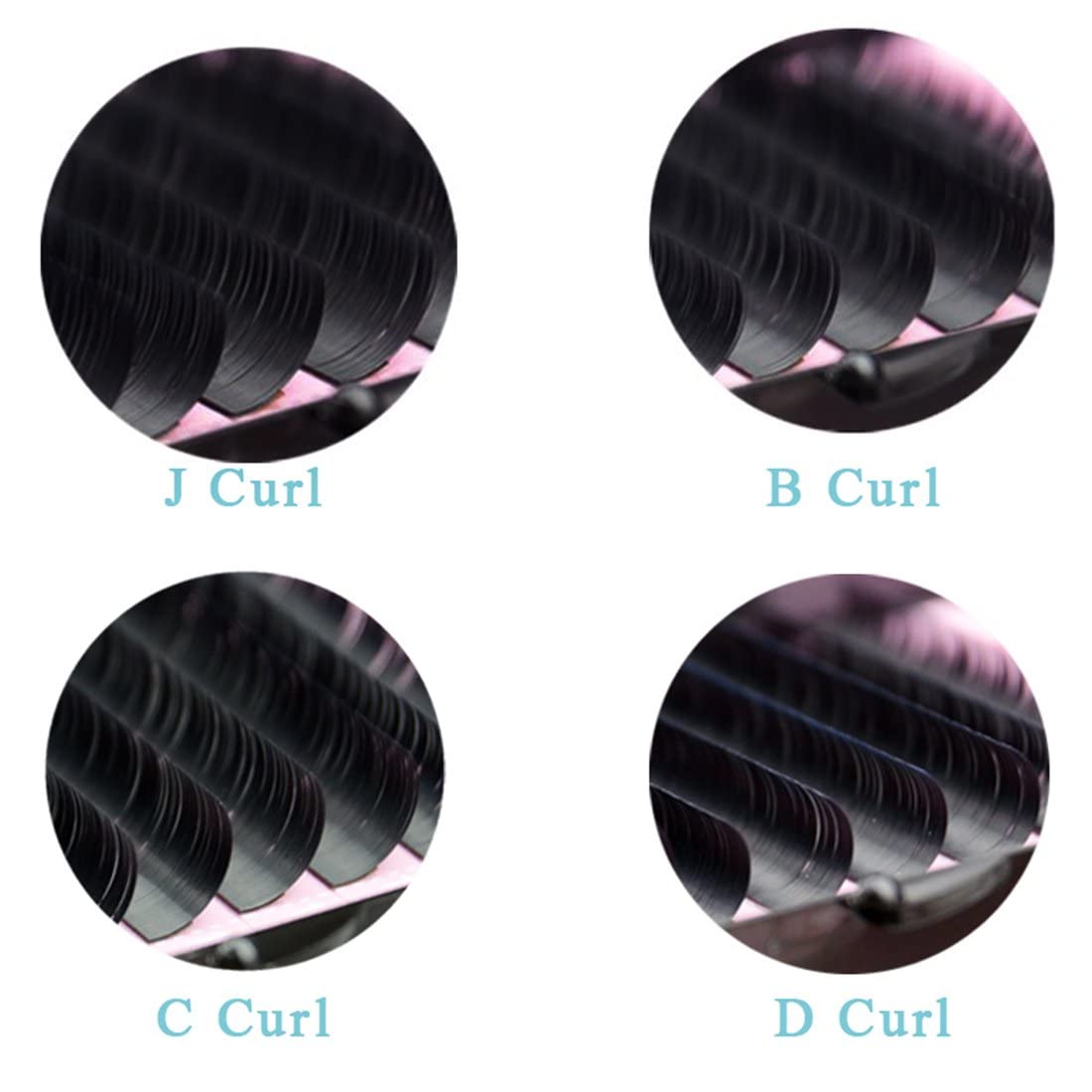 Qeelasee Faux Mink Silk Eyelash Extensions 0.03Mm Dd Curl 13Mm Mixed Length Semi-Permanent Individual Lashes Extension Professio