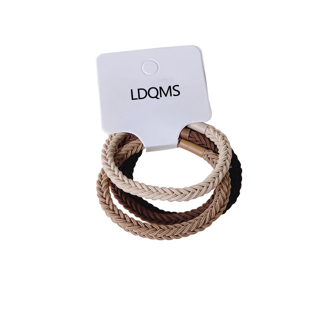 16 Pcs Boho Hair Ties, Elastic Twist Bracelets Hair Ties For Women 4 Style Morandi Hair Bands For Girls Thick Thin Long Curly Ha