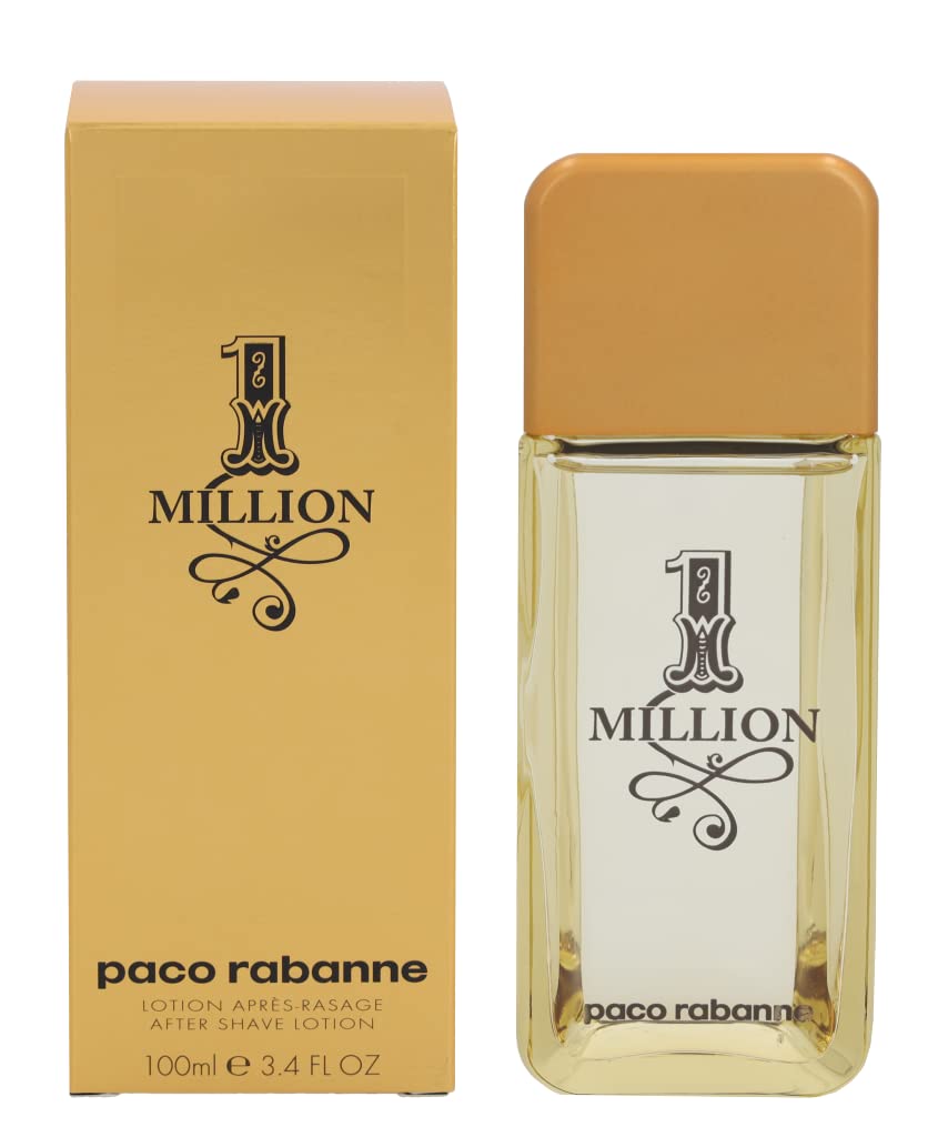 Paco Rabanne 1 Million After Shave For Men, 3.3 Ounce