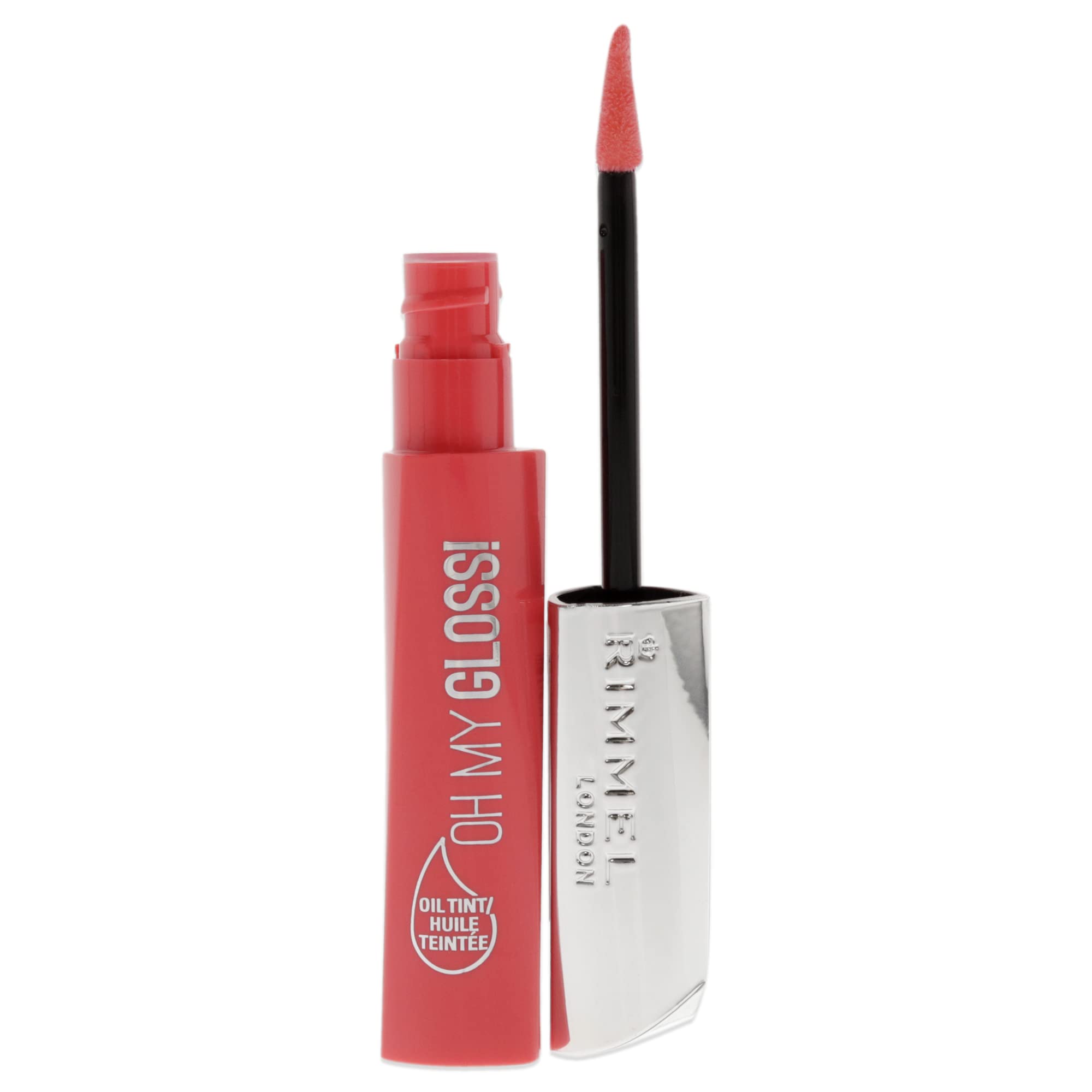 Rimmel Oh My Gloss! Oil Tint, Contemporary Coral, 0.21 Fluid Ounce