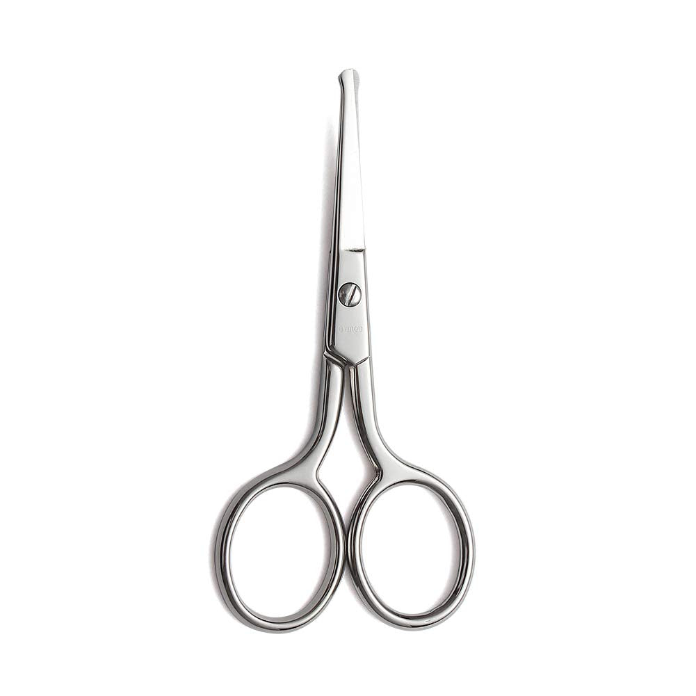 LIVINGO Premium Manicure Rounded Tip Scissors Multi-purpose Stainless Steel Cuticle Pedicure Beauty Grooming Kit for Nail, Eyebr