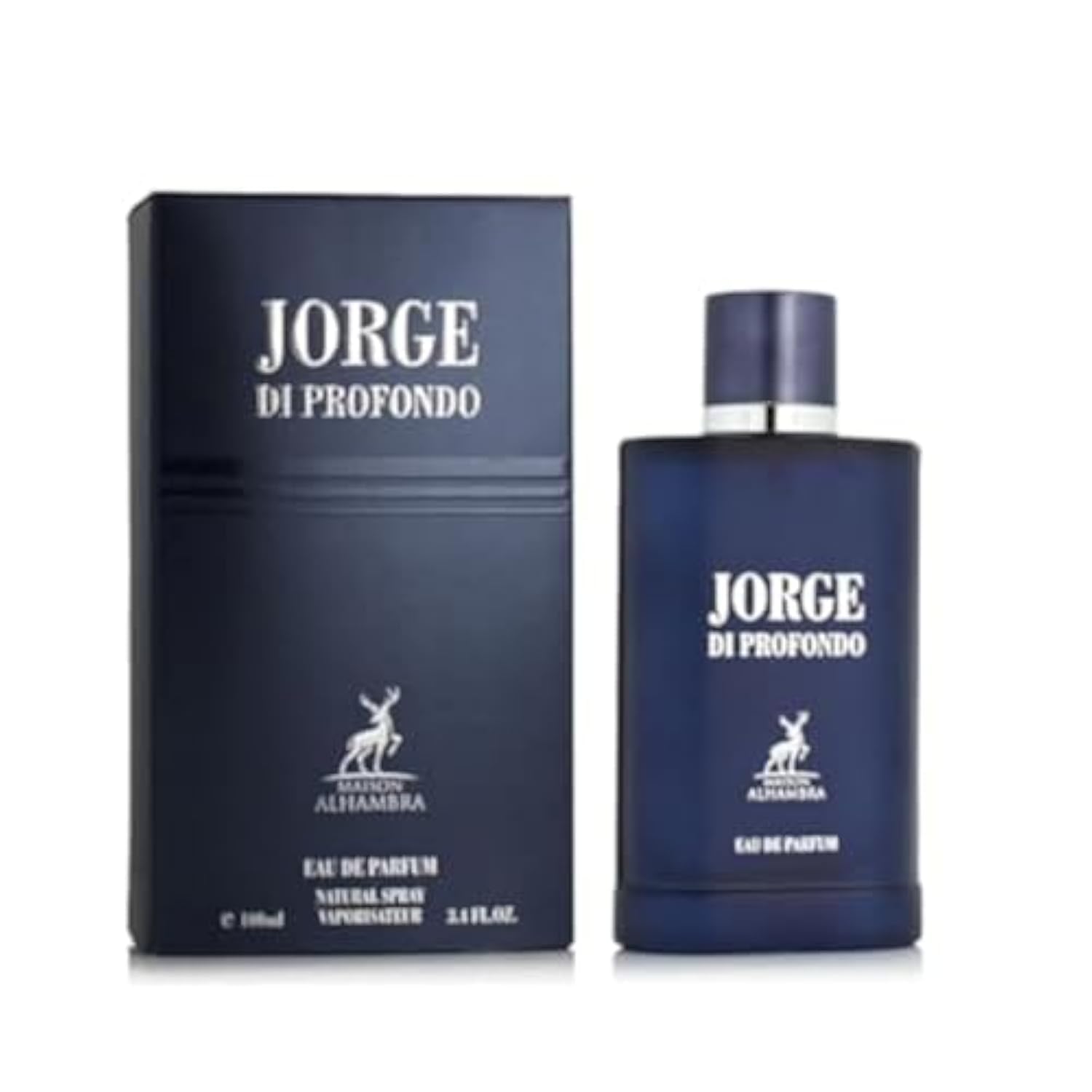 Maison Alhambra Jorge Di Profondo Eau de Parfum Spray for Men, 3.4 Ounce